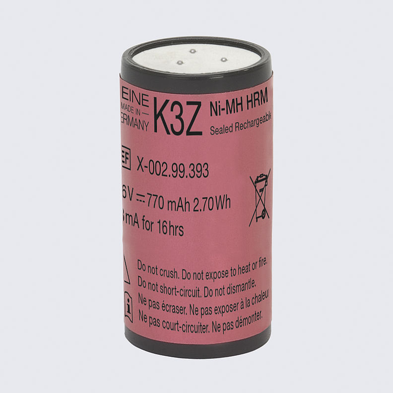 HEINE K3Z rechargeable battery 3.5 V NiMH for Short F.O. Laryngoscope Handle
